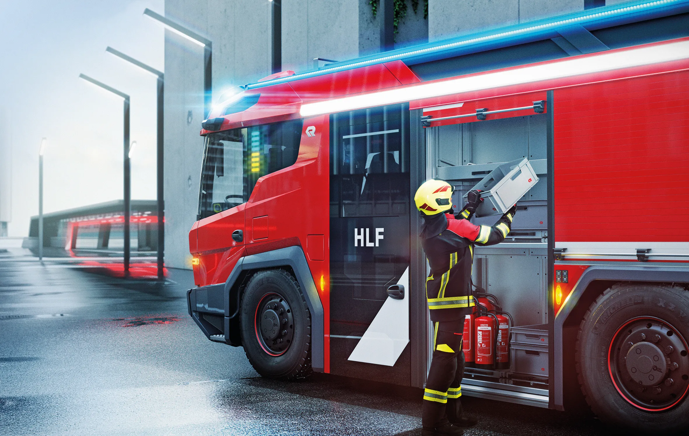Feuerwehrfahrzeug von Rosenbauer